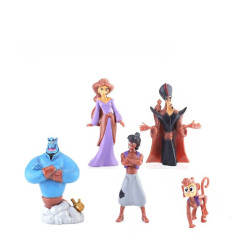 Figúrky Aladin s princeznou Jazmínou 5 ks