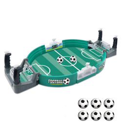 3D stolný futbal prenosný 6 lôpt 42 cm