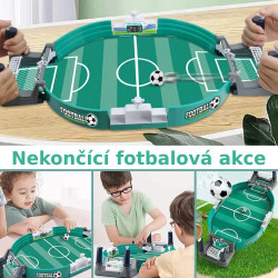 3D stolný futbal prenosný 6 lôpt 42 cm