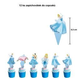 MINISO Cinderella Theme Birthday Party Disposable Tableware Cup Plate