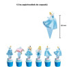 MINISO Cinderella Theme Birthday Party Disposable Tableware Cup Plate