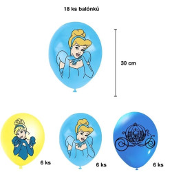 MINISO Cinderella Theme Birthday Party Disposable Tableware Cup Plate