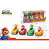 Figurky autíčka Super Mario 4 ks