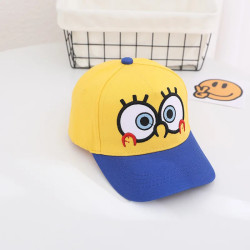 SpongeBob Baseball Cap Children Short Brim Girl Outdoor Sport Sun Hat