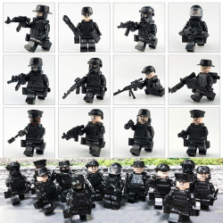 Figurky speciální tým SWAT Policie k LEGO 12 ks