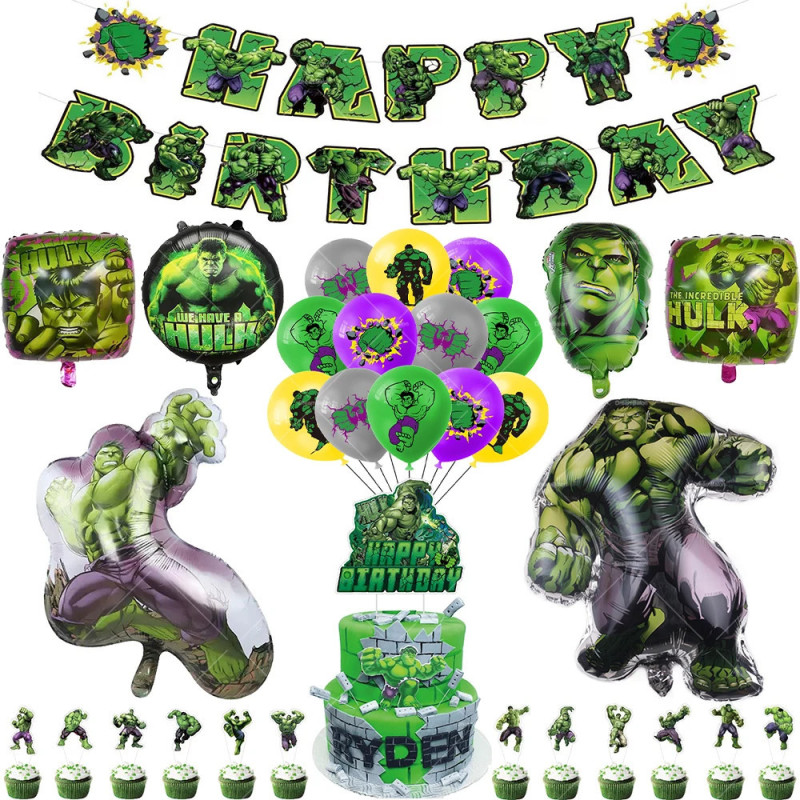 Set narozeninová dekorace Hulk | MARVEL