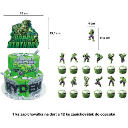 Set narozeninová dekorace Hulk | MARVEL