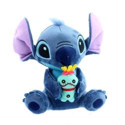 Plyšák modrý Stitch a Scrump 25 cm