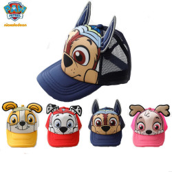 Genuine Paw Patrol Cartoon Child Baseball Cap Hip Hop Mesh Sun Protect