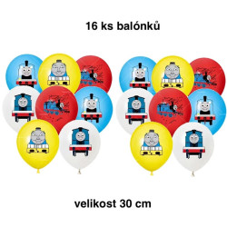Set narozeninová dekorace Mašinka Tomáš